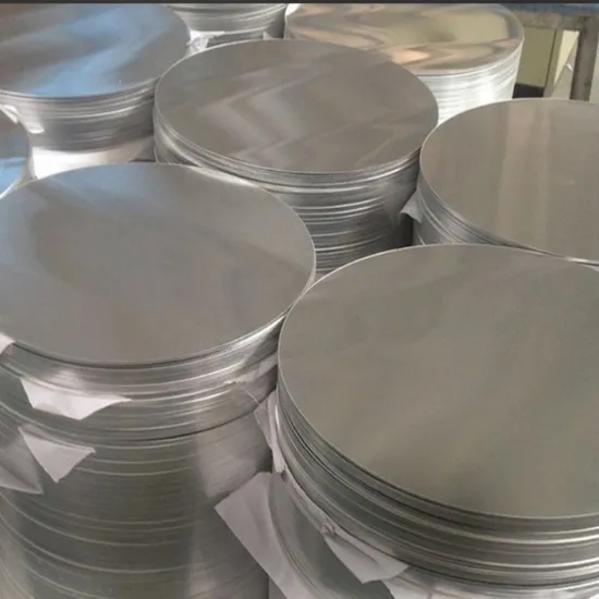 1100 3003 1050 1060 3005 3105 Disco redondo pulido Disco circular de aluminio para utensilios de cocina Pan Olla Utensilios