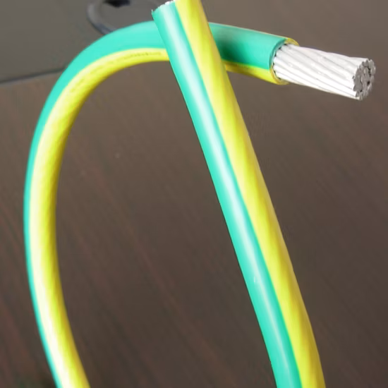 Alambre eléctrico trenzado sólido flexible con aislamiento de PVC y aluminio de cobre para el cableado de la casa