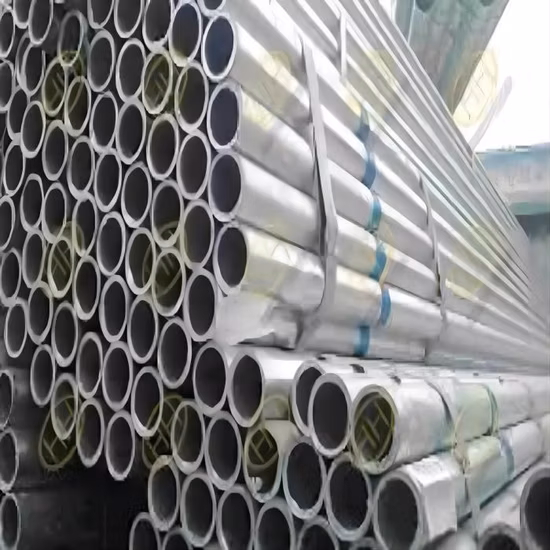 Tubo de acero redondo Gi sumergido en caliente SGCC, Sgch, G550, Dx51d, Dx52D, Dx53D Acero pregalvanizado Acero inoxidable/aluminio/carbono/cobre/tubo de aleación